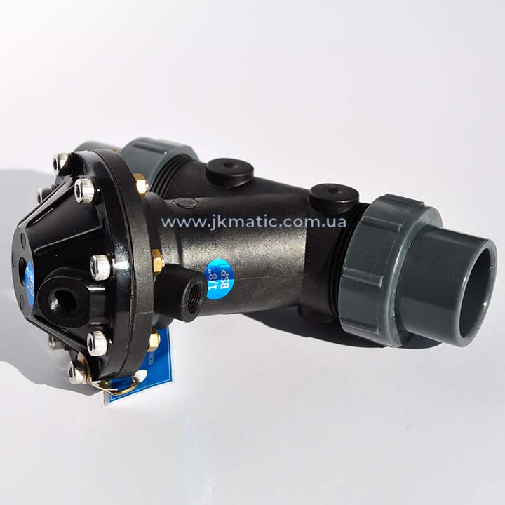 Мембранный клапан JK-Matic Y521 (YCB25) 1" дюйм ДУ 25 мм DN25 mm 10 м3/час (5211004 5212001 5203001), картинка 2