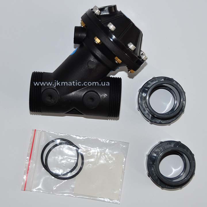 Мембранный клапан JK-Matic Y521 (YCB25) 1" дюйм ДУ 25 мм DN25 mm 10 м3/час (5211004 5212001 5203001), картинка 3
