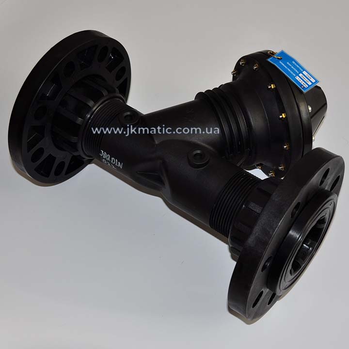 Мембранный клапан JK-Matic Y526 (YCB80) 3" дюйма ДУ 80 мм DN80 mm 62 м3/час (5261004 5262007 5203001) с фланцевым разборным адаптером на 8 болтов, картинка 3