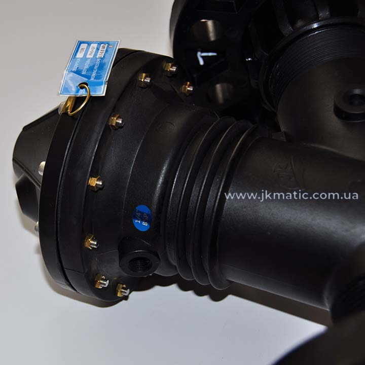 Мембранный клапан JK-Matic Y526 (YCB80) 3" дюйма ДУ 80 мм DN80 mm 62 м3/час (5261004 5262007 5203001) с фланцевым разборным адаптером на 8 болтов, картинка 4