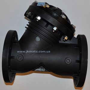 Мембранный клапан JK-Matic Y528 (Y100) 4" дюйма ДУ 100 мм DN100 mm 180 м3/час (5281003) с фланцевым соединением на 8 болтов