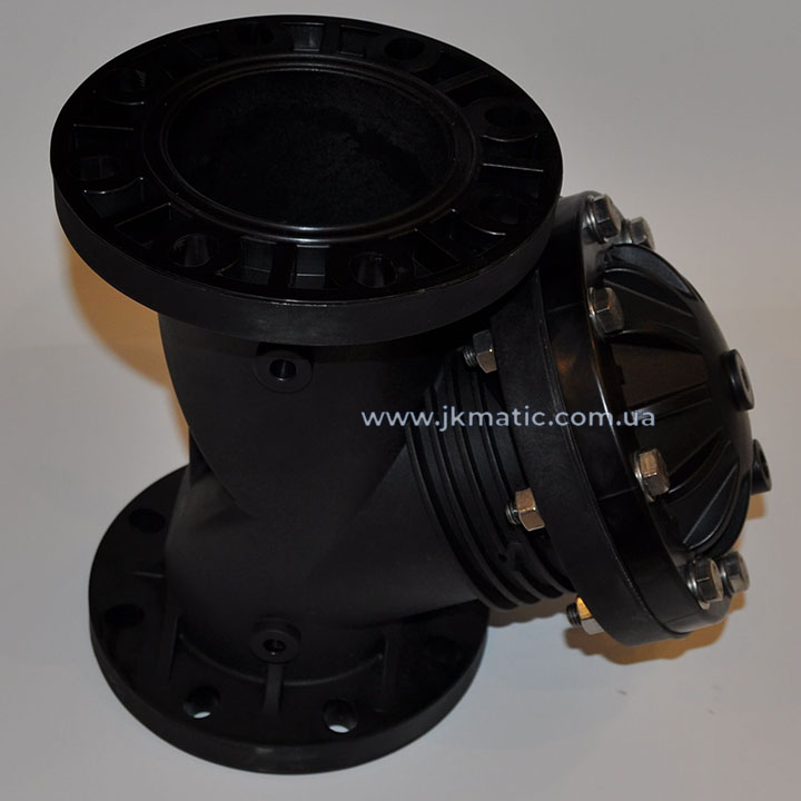 Мембранный клапан JK-Matic Y528 (Y100) 4" дюйма ДУ 100 мм DN100 mm 180 м3/час (5281003) с фланцевым соединением на 8 болтов, картинка 3