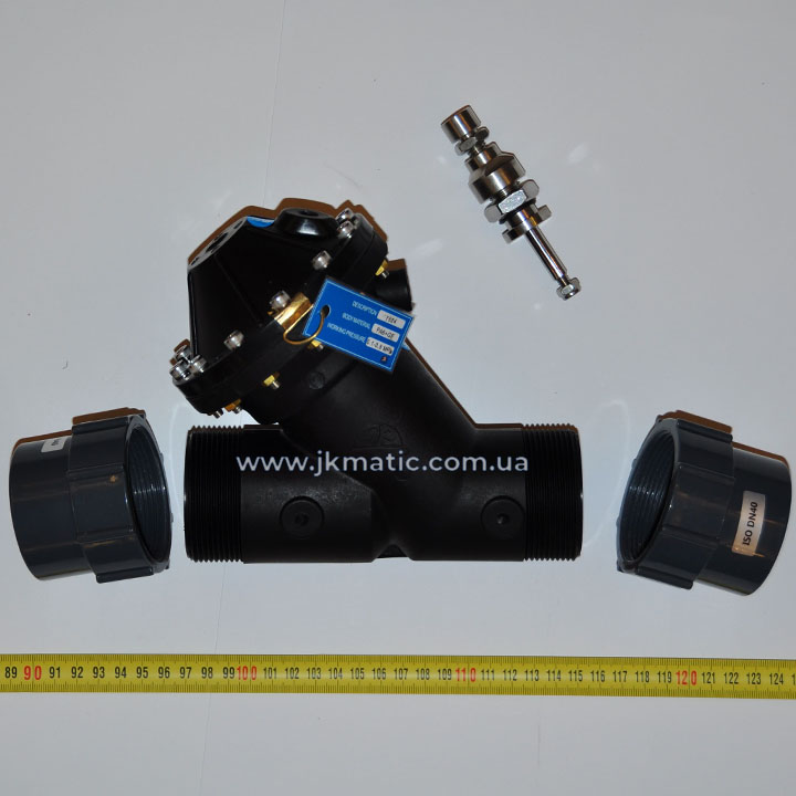 Мембранный клапан JK-Matic Y524 (YXW40) Limit Stop 1.5" дюйма ДУ 40 мм DN40 mm 22 м3/час (5241004 5242001 5203002-1), картинка 1
